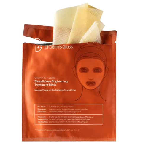 Dr. Dennis Gross Vitamin C Lactic Biocellulose Brightening Treatment Mask