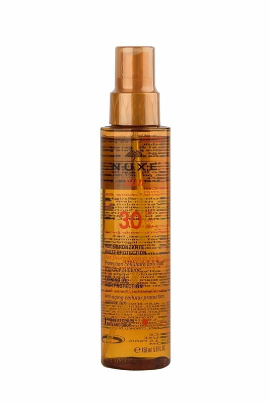 NUXE SUN Tanning Oil High Protection SPF30