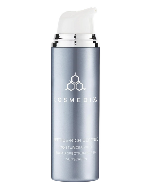 Cosmedix Peptide Rich Defense Moisturizer with Broad Spectrum SPF 50 Sunscreen