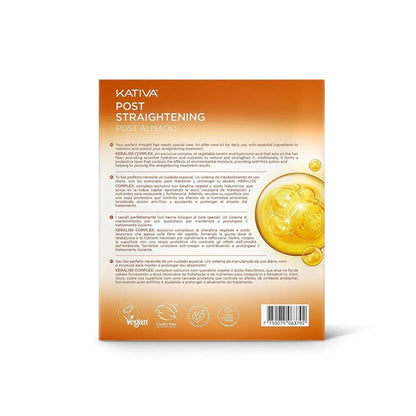 KATIVA Brazilian Post Straightening Treatment Kit, Shampoo, Conditioner & Mask - DermLane