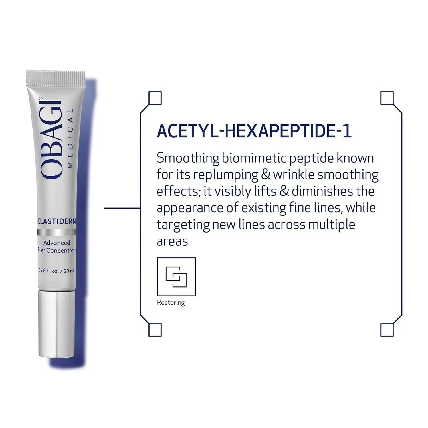 Obagi Elastiderm Advanced Filler Concentrate Wrinkle Smoothing Treatment 0.68 fl oz - DermLane