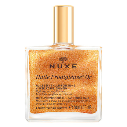 NUXE Huile Prodigieuse Shimmer Multi-Purpose Dry Oil for Radiant Glow