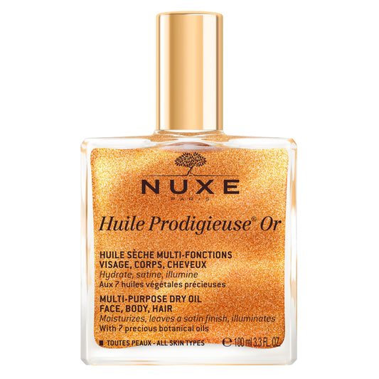 NUXE Huile Prodigieuse Shimmer Multi-Purpose Dry Oil for Radiant Glow