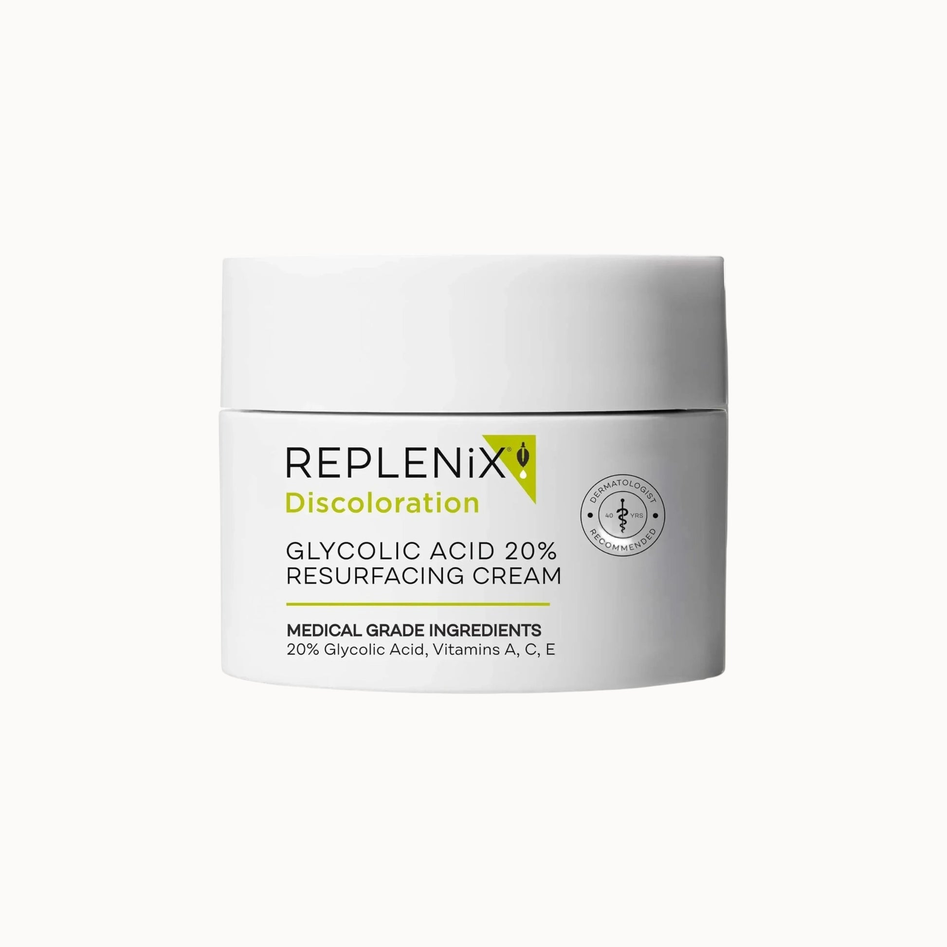 Replenix Glycolic Acid 20% Resurfacing Cream - DermLane