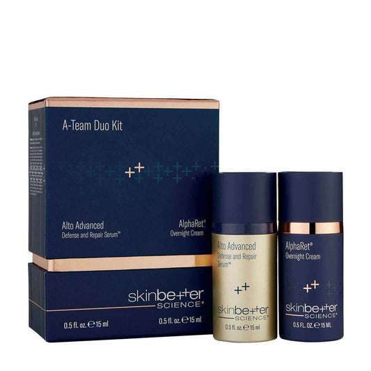 Skinbetter A-Team Duo - AlphaRet Overnight Cream + Alto Advanced Defense Serum