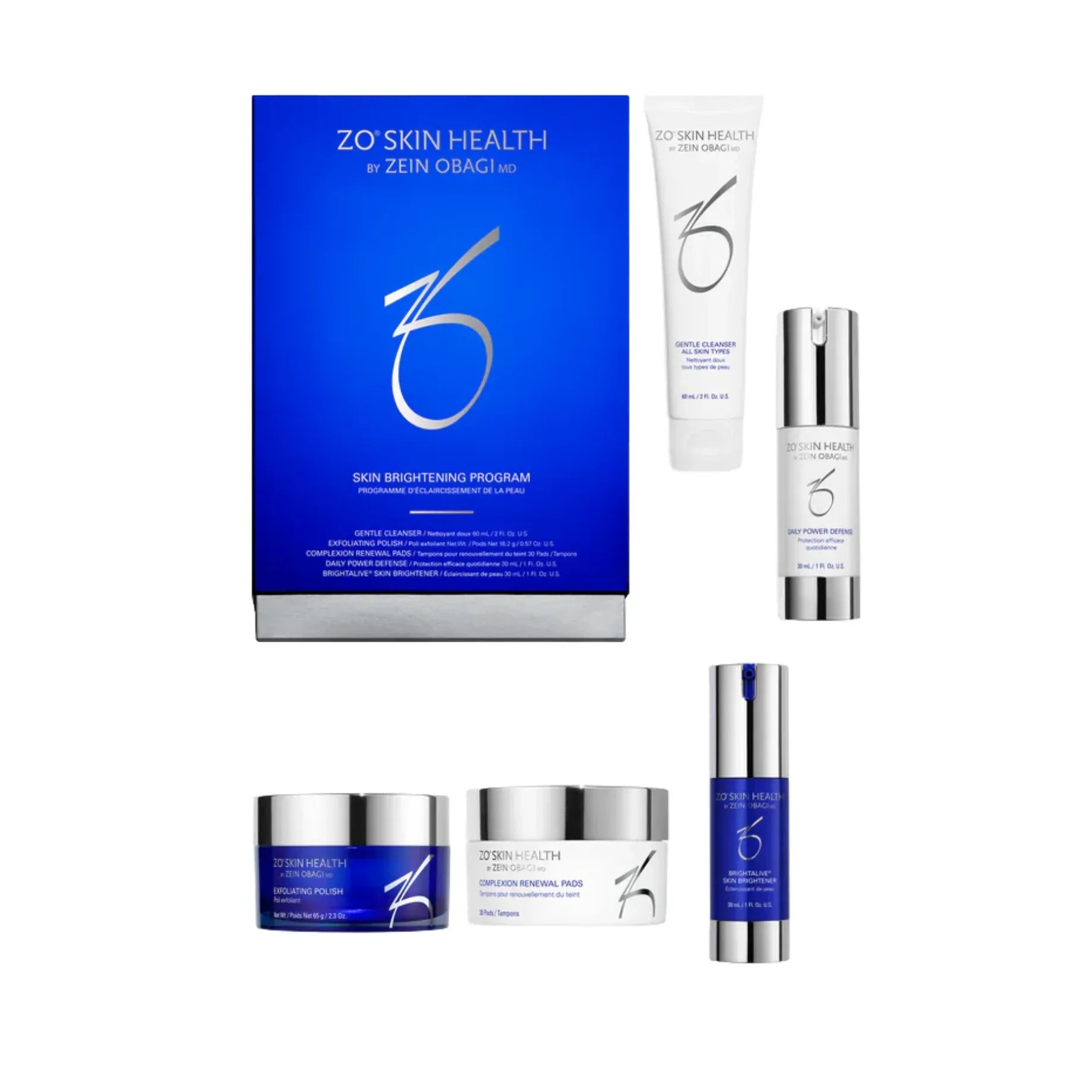 Zo Skin Skin Brightening Program 5 Product Regimen - DermLane