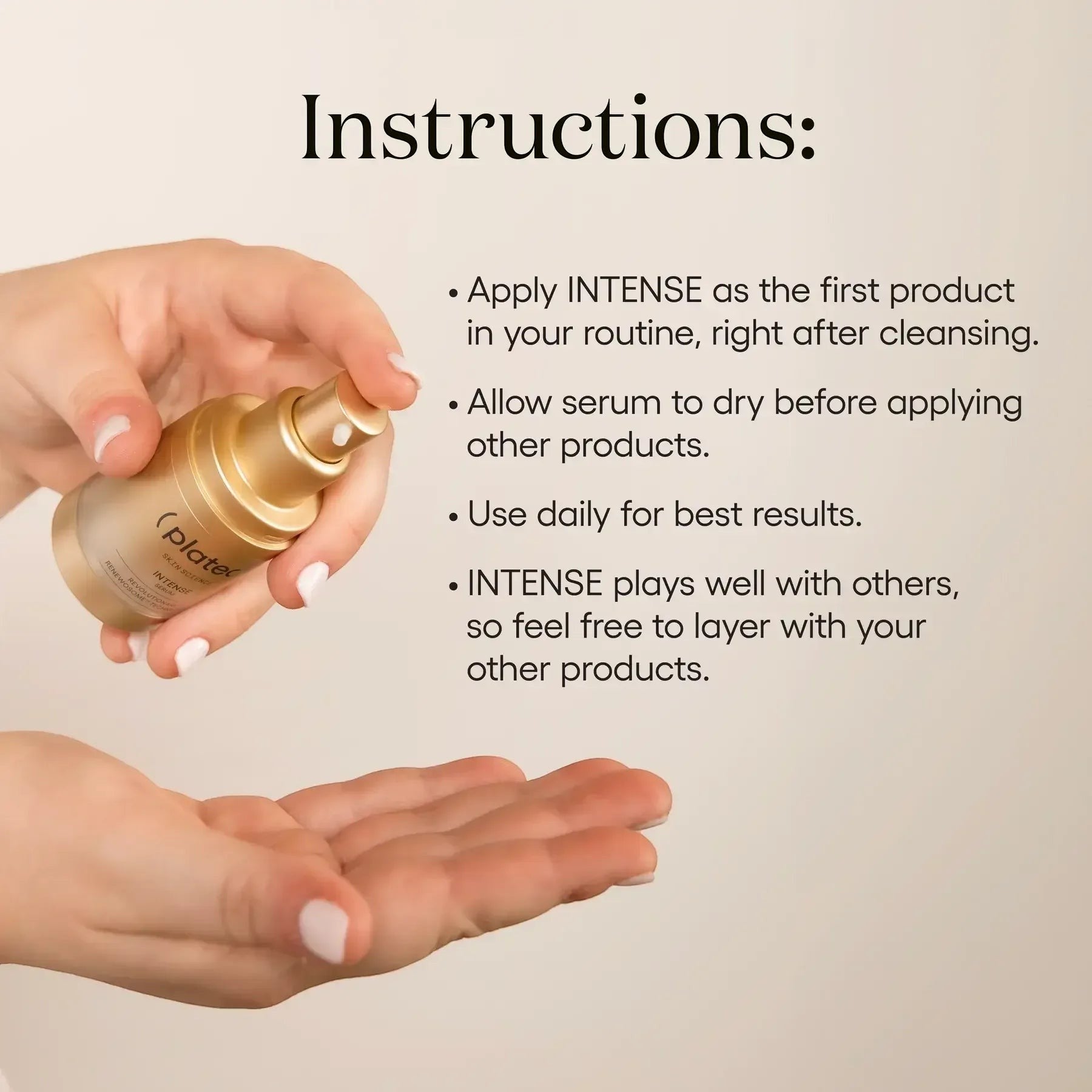 Plated Skin Science Intense Serum - DermLane